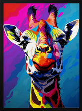 Giraffe Pop Art Poster