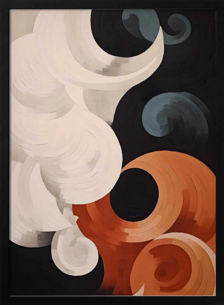 Abstract Clouds No 2 Poster