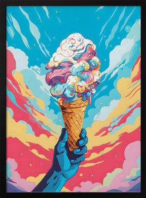 Ice Cream Pop Art Poster