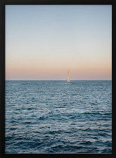 Amalfi Sunset Coast Sailing | Italy Travel Photography Poster
