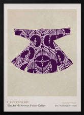 Purple Caftan Elegance Poster