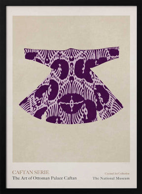 Purple Caftan Elegance Poster