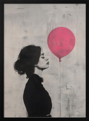 The Girl With the Pink Balloon Poster