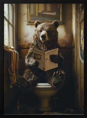 The Toilet Bear Poster