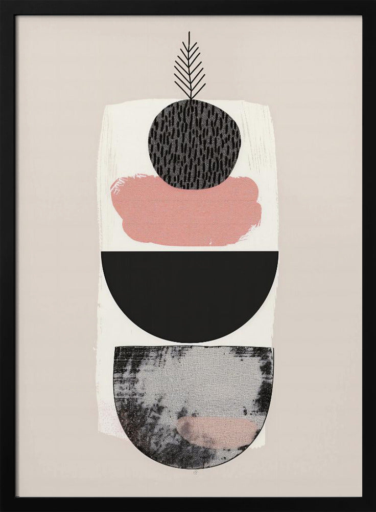 Abstract Minimalist Shapes No 6 Poster