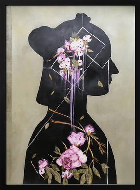 The Body with flowers Poster