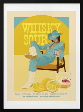 Jlr Cocktails Whiskysour Poster