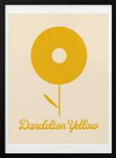 Pandc Dandelionyellow Copy Poster