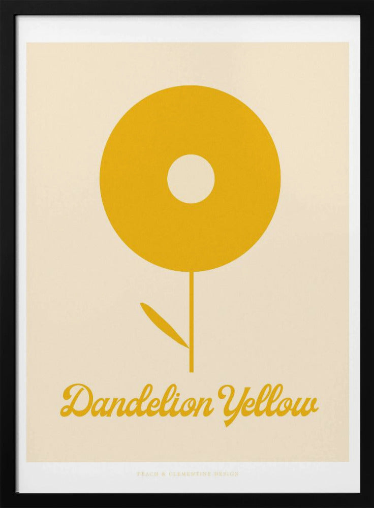 Pandc Dandelionyellow Copy Poster