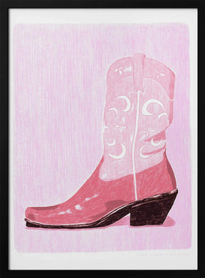 P&amp;c Cowgirlboot Poster