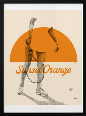 Sunset Orange Poster