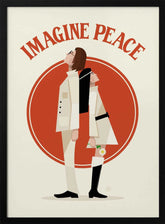 Imagine Peace Minimalist Poster