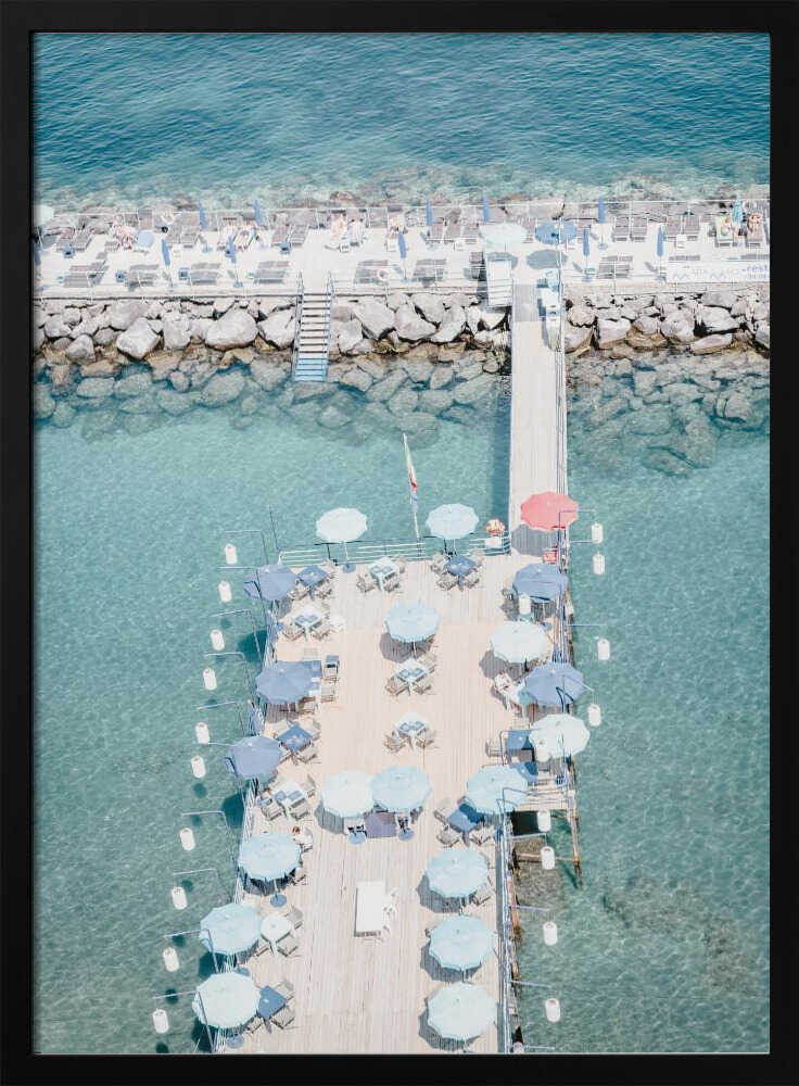 Coastal life Italy Poster