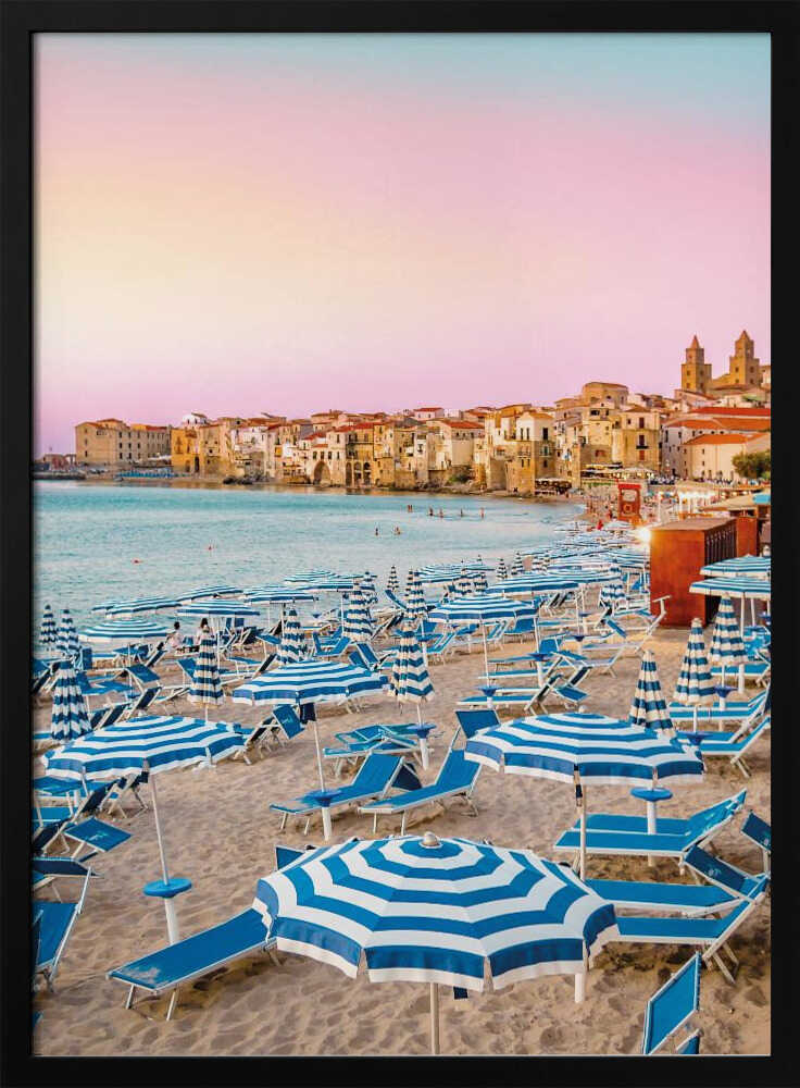 Cefalu Beach Poster
