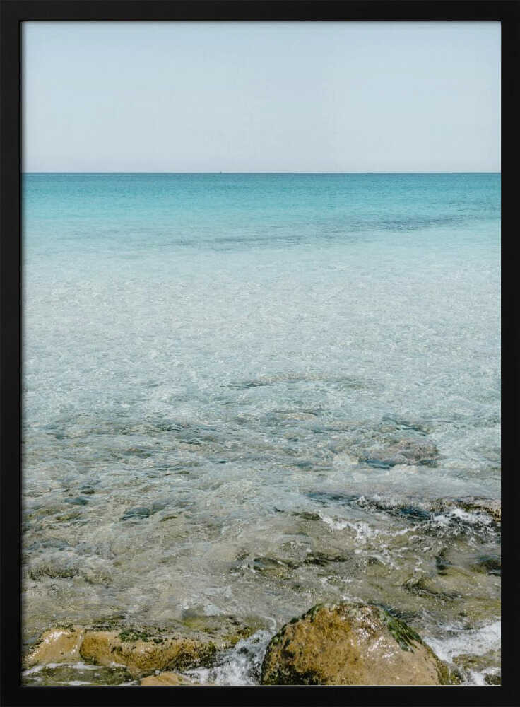 Seascape at the Italian Coast Poster