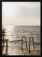 Summer Morning Swim Poster