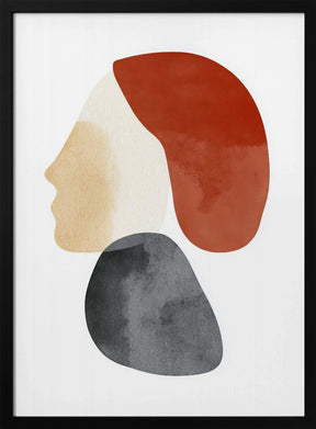 Abstract Minimalist Shapes No 1 Poster