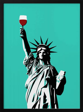 Liberty of Wine Poster