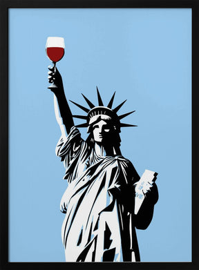 Liberty of Wine Poster