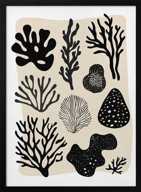 Ocean Shapes Poster
