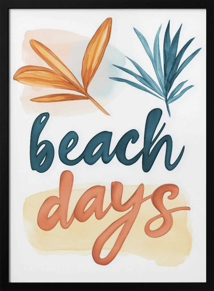 Sandy Serenity Poster