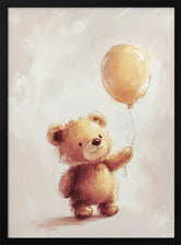 Teddy Bear and Balloon Poster