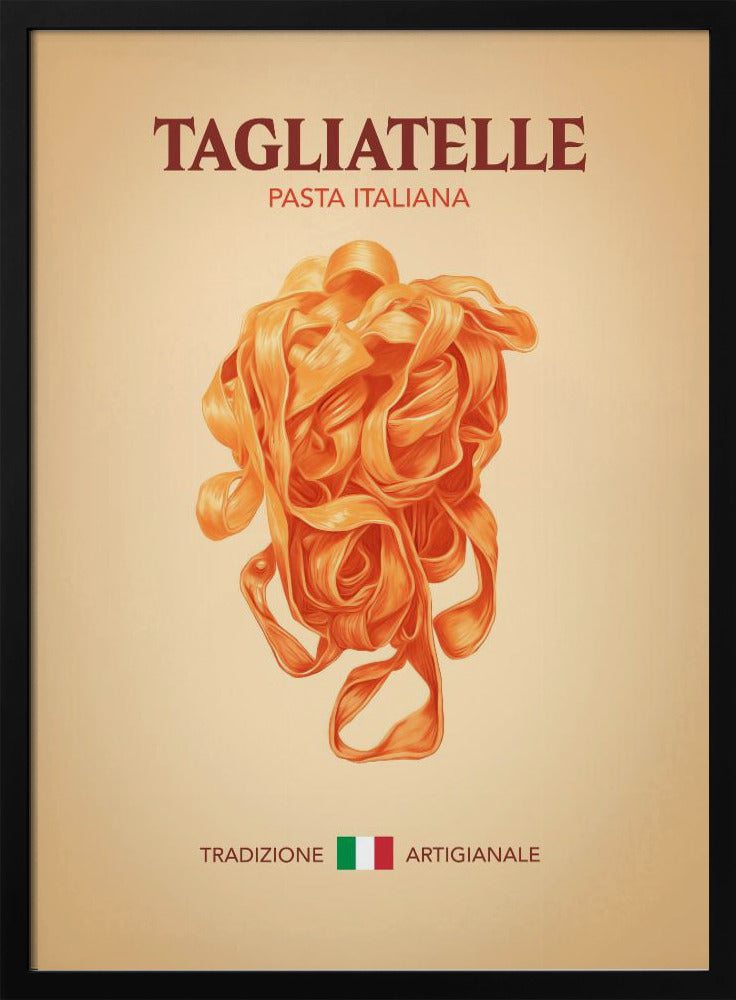 Tagliatelle Pasta Italiana Poster