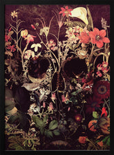 Bloom Skull Poster