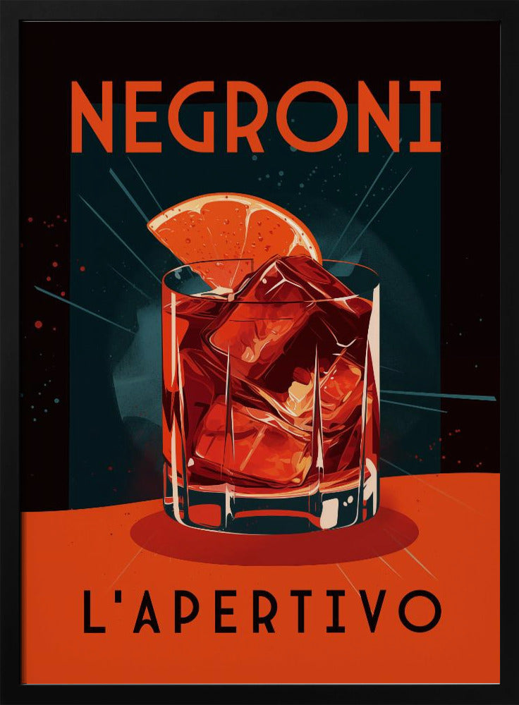 Negroni L&#039; Apertivo Poster