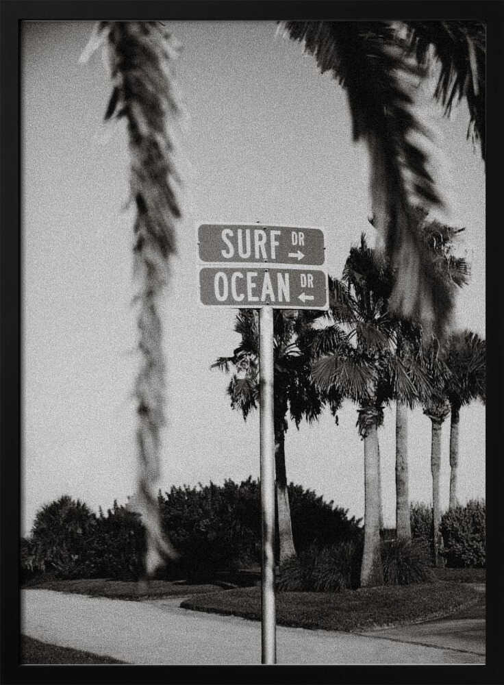 Surf Drive + Ocean Drive Poster