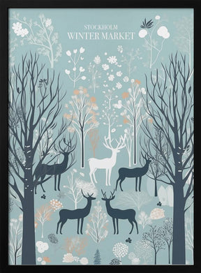 Stockholm Winter Market Poster