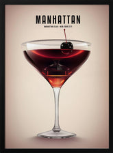 Manhattan Cocktail Poster