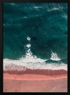 Stunning Beach With Turquoise Waves Poster