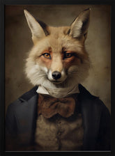 Fox Portrait Poster