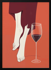 Wine and Dancing Poster