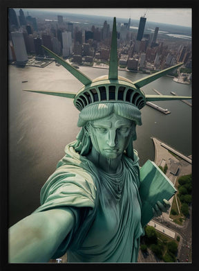 The Statue of Liberty Selfie Poster