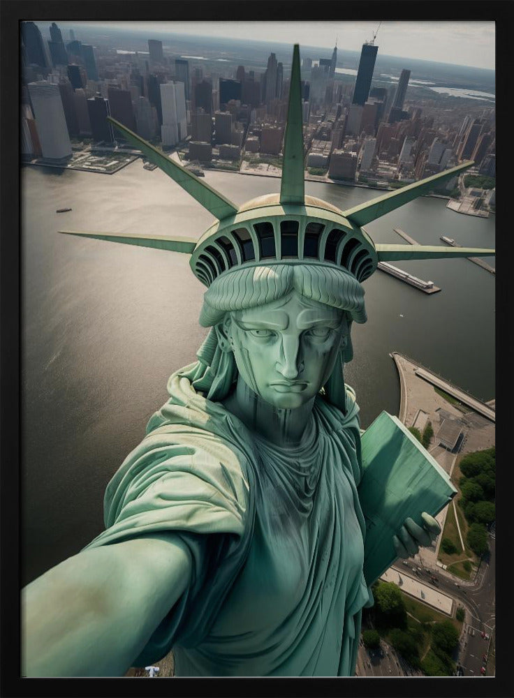 The Statue of Liberty Selfie Poster