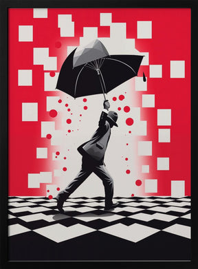 Umbrella Man Poster