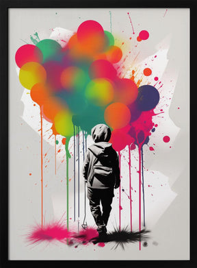 Graffiti Boy Poster