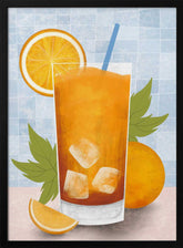 Orange drink Poster