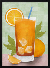 Orange drink Poster