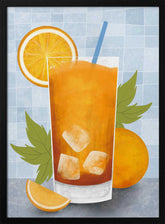Orange drink Poster