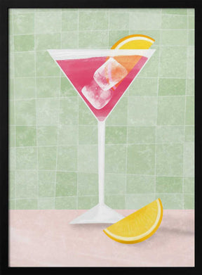 Pink coctail Poster