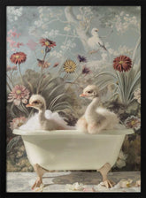 Ostrich Bubble Bliss Poster