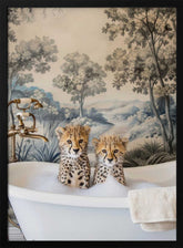 Cheetah Bath Time Duo Poster