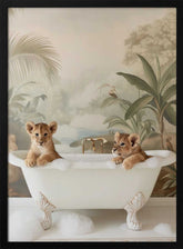 Jungle Lion Soak Poster