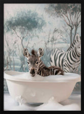 Striped Bubble Joy Poster