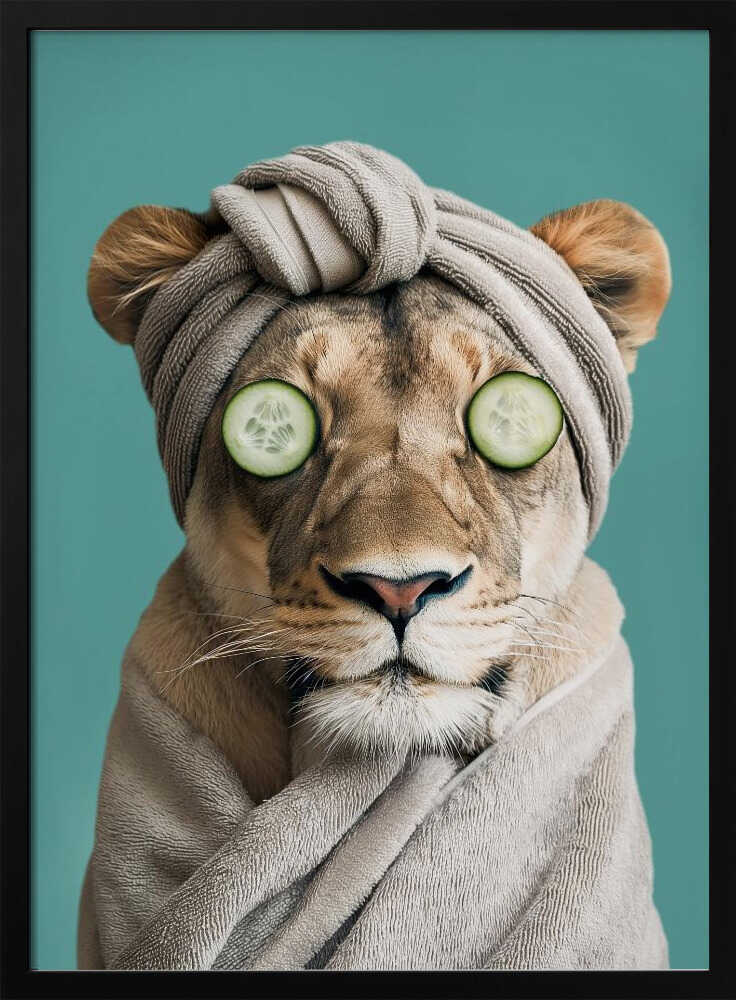 Luxury Lioness Poster