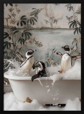 Penguin Splash Party Poster