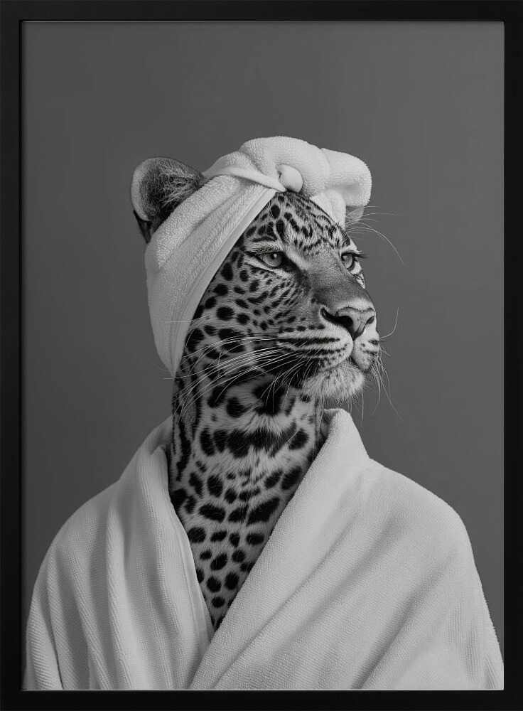 Lady Leopard Spa Day Poster